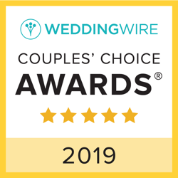 Winner of 2019 WeddingWire Couples' Choice Awards