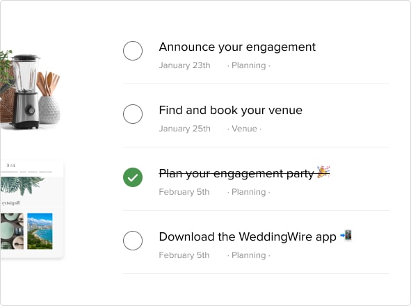important wedding checklist items